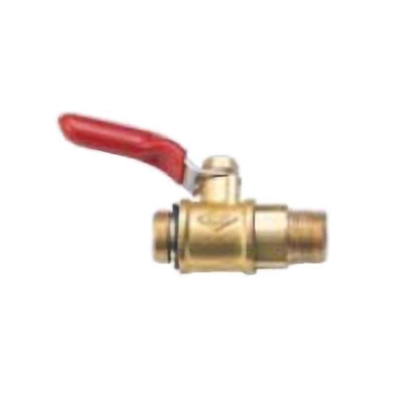 元用 ボールコック 8 オス×オス G3/8×R3/8 適用ホース径10mm 450022710 コック 麻場 防J 代引不可