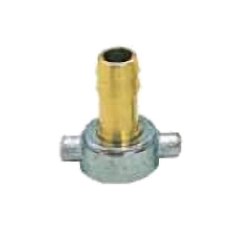 50個 吸水 継手 メネジ G1/2×13 ナットメッキ付 適応ホース径13mm 麻場 防J 代引不可