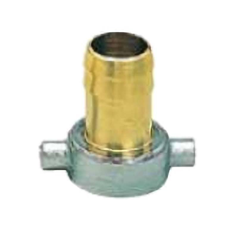 20個 吸水 継手 メネジ G1×25 ナットメッキ付 適応ホース径25mm 麻場 防J 代引不可