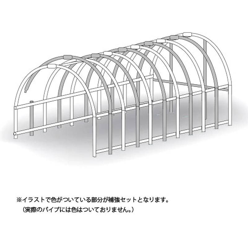 個人宅配送不可 補強セットのみ パイプ車庫 678M MG MSV 用 埋め込み式 南栄工業 代引不可