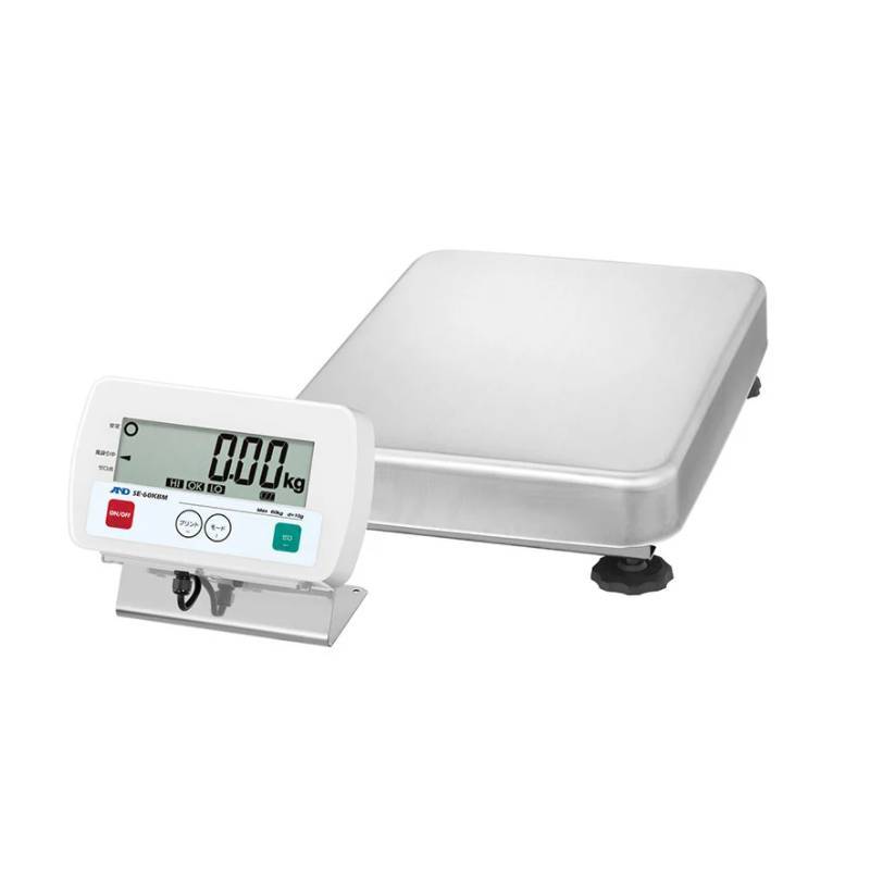 A&D 防塵 防水台はかり 表示部セパレート型 SC-60KBM-K ひょう量 60kg 検定付き 計測 計測器 計量 測量 測定 電子 デジタル エーアンドディー 宇N 代引不可