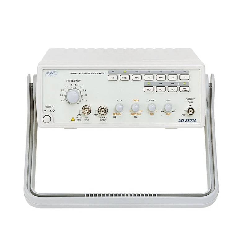 A&D マルチファンクションジェネレーター 3MHz AD-8623A 信号出力部 0.3Hz～3MHz 計測 計測器 計量 測量 測定 電子 デジタル エーアンドディー 宇N 代引不可