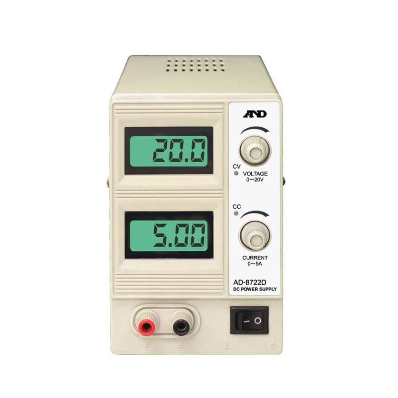 A&D 直流安定化電源 20V 5A AD-8722D 消費電力 約185VA 計測 計測器 計量 測量 測定 電子 デジタル エーアンドディー 宇N 代引不可