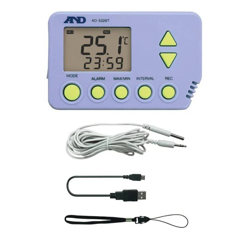 A&D デジタル温度データロガー AD-5326TT 温度データ 計測 計測器 計量 測量 測定 電子 デジタル エーアンドディー 宇N 代引不可
