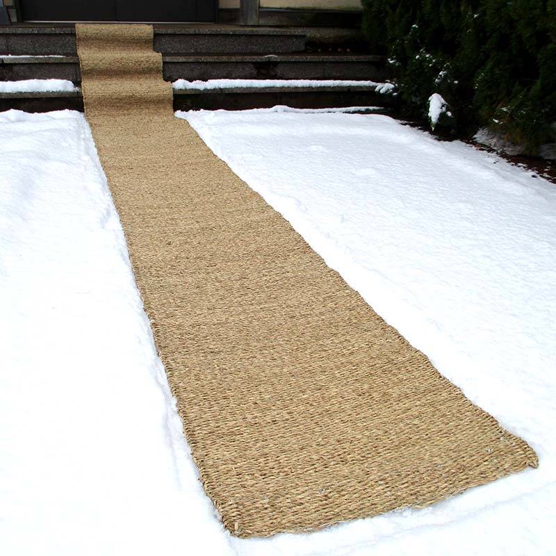 6枚 ロング コンパル 滑り止マット 幅50cm 長さ5m 雪 滑りにくい安心な通路を確保 滑り止めマット アサノヤ産業 DZ