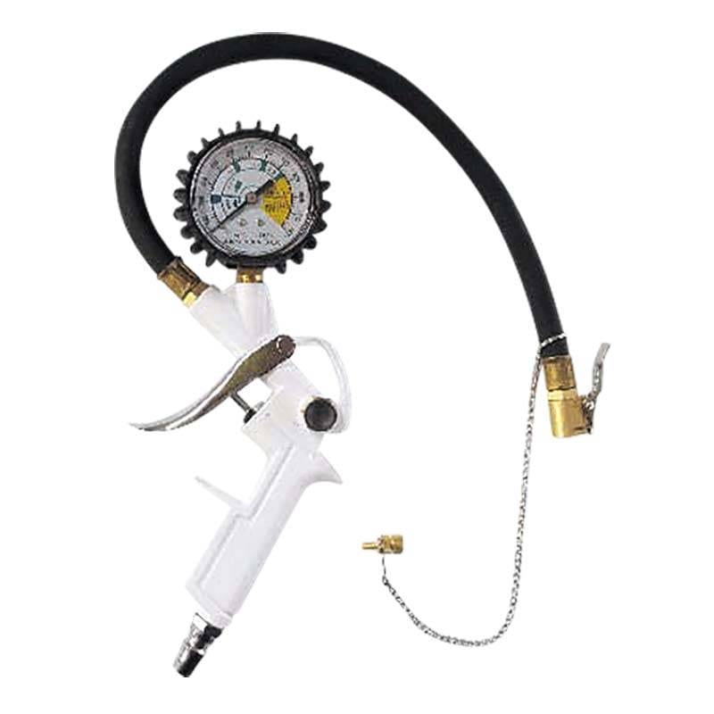 エアプレッシャーゲージ AG-APG-1200PA タイヤ 空気入れ 空気圧 測定 ゲージ パオック H