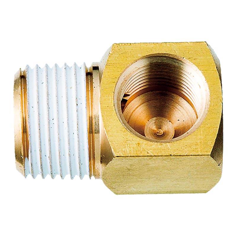 PTエルボ テーパめねじ用×テーパおねじ用 R1/4×Rc1/4 AG-N-522 エアツール パオック H