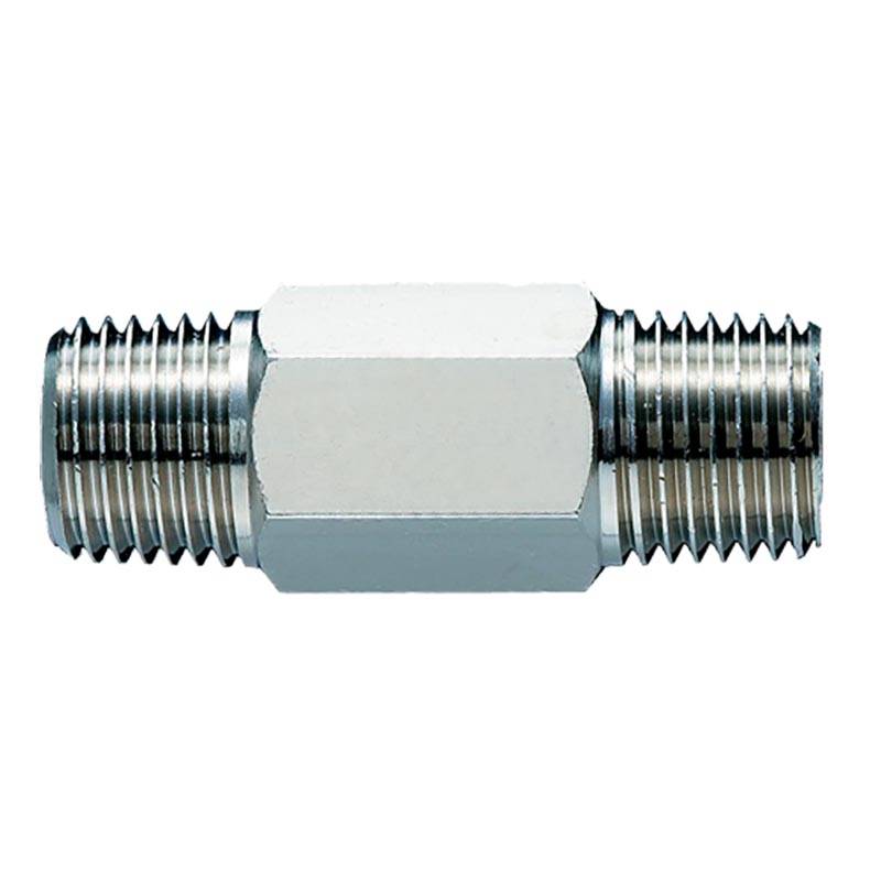 延長 ニップル 同径 テーパめねじ用×テーパおねじ用 R1/4×R1/4 AG-N-022LG エアツール パオック H