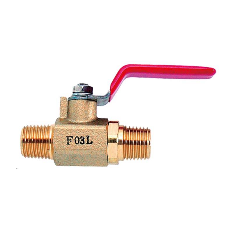 ボールコック スチールレバー めねじ用×めねじ用 R1/4×R1/4 AG-C-722 エアツール パオック H