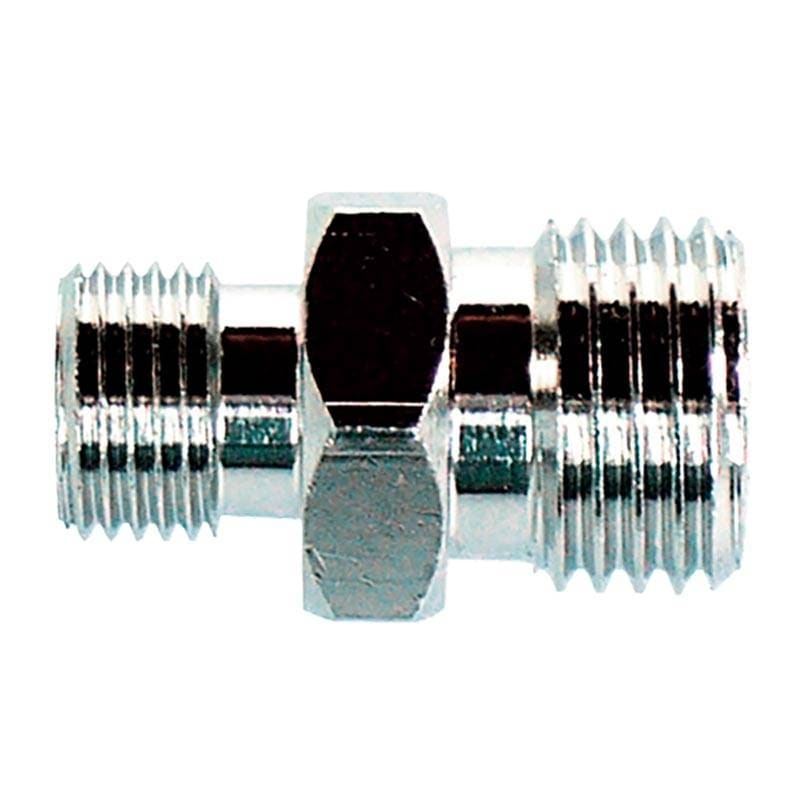 ニップル 違径 平行めねじ用×平行めねじ用 G1/4×G3/8 AG-N-323 エアツール 接続 パオック H