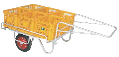 ハラックス アルミ 製 大型リヤカー 万能タイプ 輪太郎 BS-1108 防J 代引不可