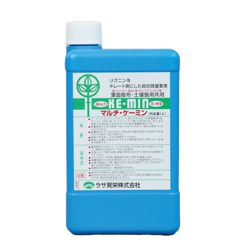 高機能液肥 マルチケーミン リキッド 1L 12本 サカタのタネ 総合微量要素剤 肥料 農薬 培養 植物 根張り 促進 土壌 葉面散布 農業 農園 代引不可
