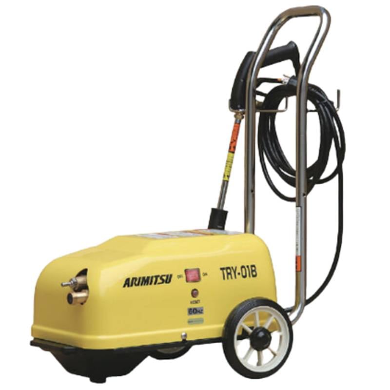 高圧洗浄機 モータータイプ TRY-01B 有光工業 農業機械 機器 器具 低騒音 快適 家庭用 電源 軽量 代引不可