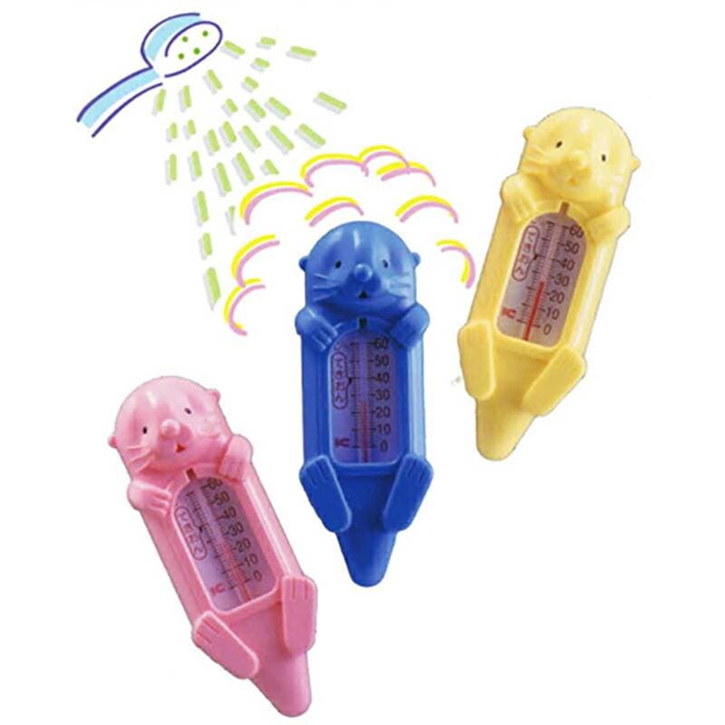 温度計 サーモ600 風呂用ラッコ温度計 アイシー 金TD