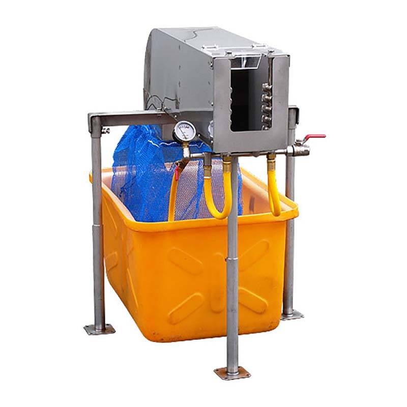 ネギ皮ムキ機 水圧式 水洗い機 N40EDR サンエー ねぎ 皮むき機 代引不可