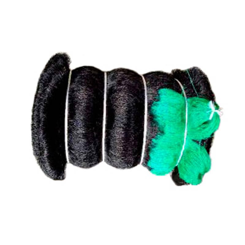 4本 鴨避けネット 上部張り用 18m×100m 12cm 目合 2000デニール 黒 防鳥ネット 小商 北海道不可 代引不可