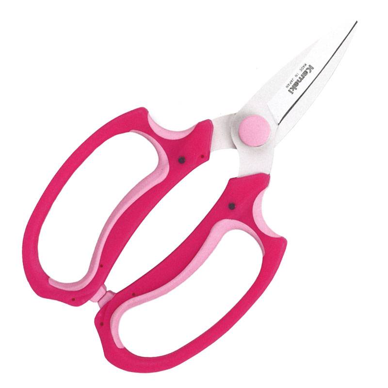 花鋏 ロング 刃先カバー付き No.656 全長 180mm 刃渡55mm 生花 盆栽 フラワーアレンジメント 鋏 はさみ ハサミ kamaki カマキ 三冨D