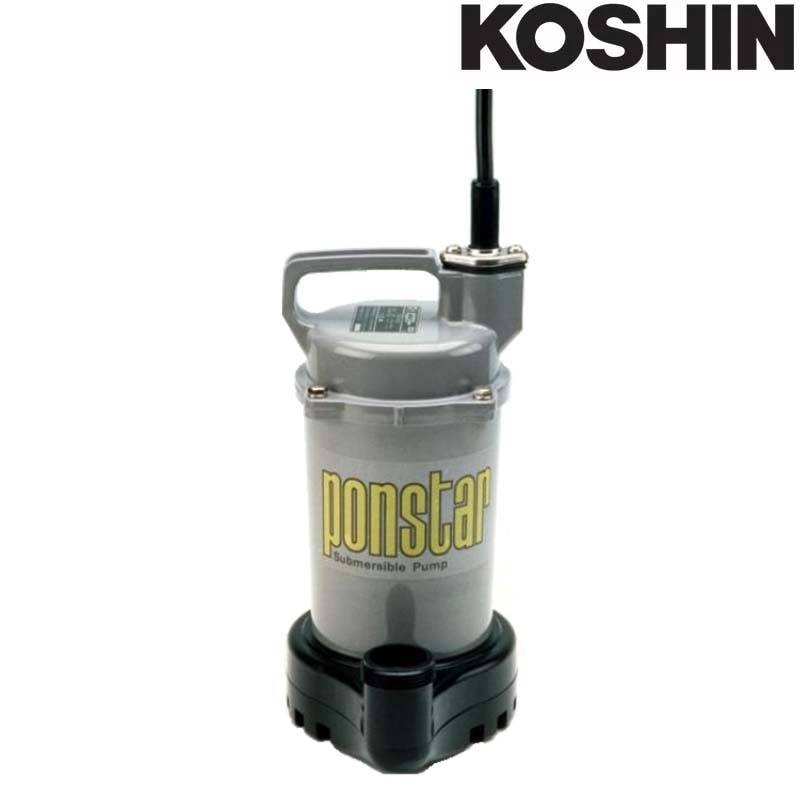 簡易汚物用水中ポンプ ポンスター PSK-63210 60Hz 口径32mm 全揚程8m 重量5.1kg 工進 KOSHIN 排水 給水 シB 代引不可