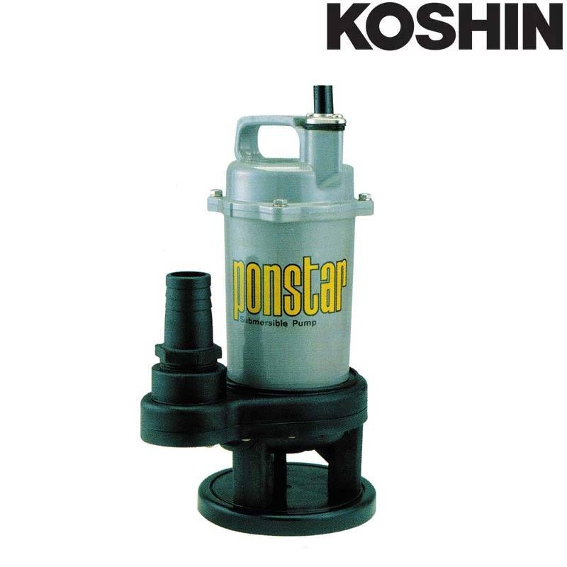 汚物用水中ポンプ ポンスター PSK-640X 60Hz 口径40mm 全揚程5m 重量5.3kg 工進 KOSHIN 排水 給水 シB 代引不可