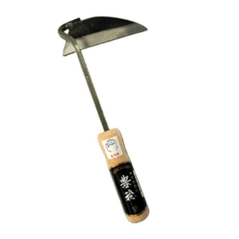 本鋼付 鶴首ネジリ鎌 左用 H-093-7 左利き用 かま 鎌 豊稔 ホウネンミヤワキ 三冨D