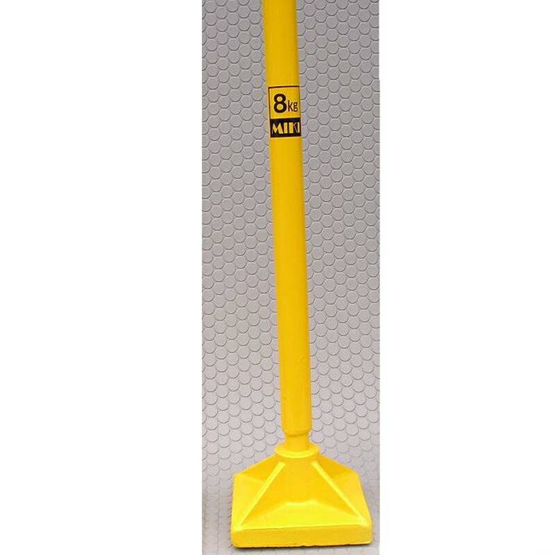 アスファルト タンパー 突き 固め MIKI 8k 15cm×15cm×117cm 8kg 三冨 D