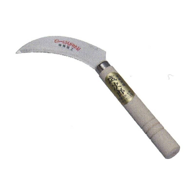 磯次郎 ステンレス除草鎌 縄切型 全長235mm 刃長100mm DK-685 ドウカン 道灌 三冨D