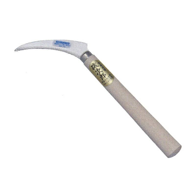 磯次郎 ステンレス野菜収穫鎌 極細タイプ 全長300mm 刃長105mm DK-687 ドウカン 道灌 三冨D