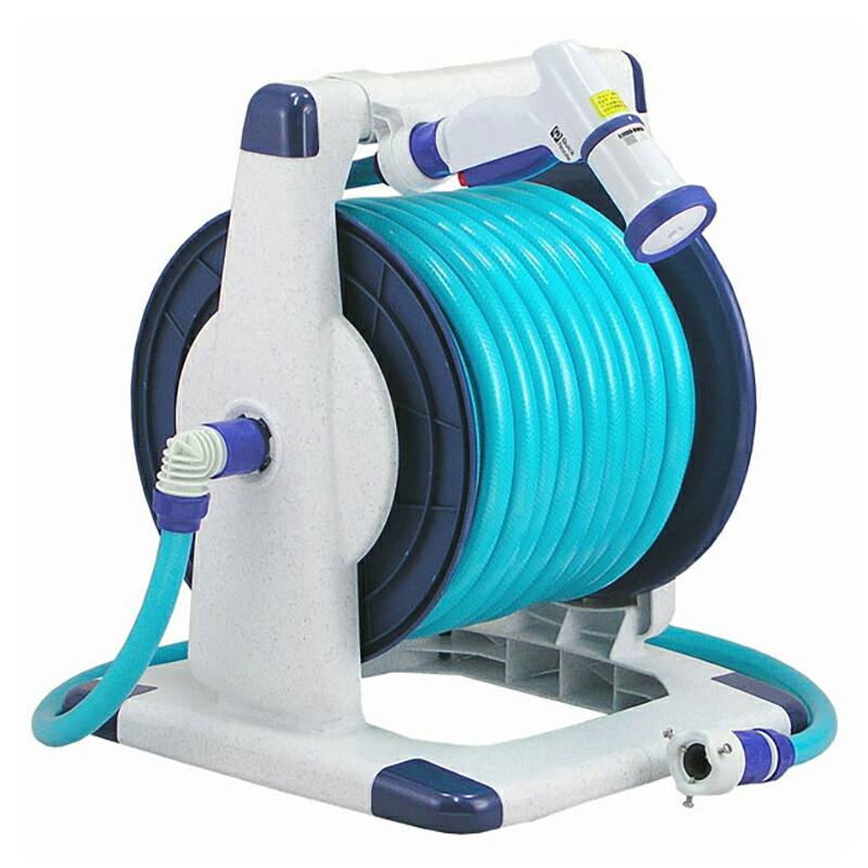 三洋 UR5-Q306R アーバン ホースリール 15×30m ホース リール セット 多機能ノズル ホースねじれ 防止 耐圧ホース 三洋化成 福KD