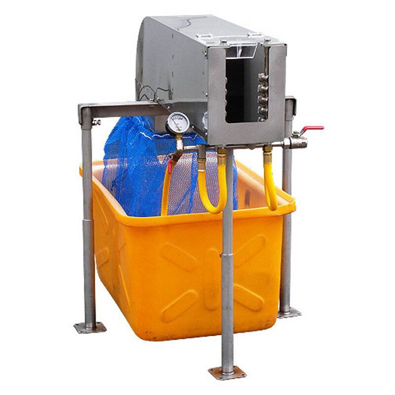 ねぎ 皮むき機 N40EDR 600×850×595-860mm 水洗い 皮むき 同時作業 低騒音 水回収タンク付き めくら判4枚 サンエー 代引不可