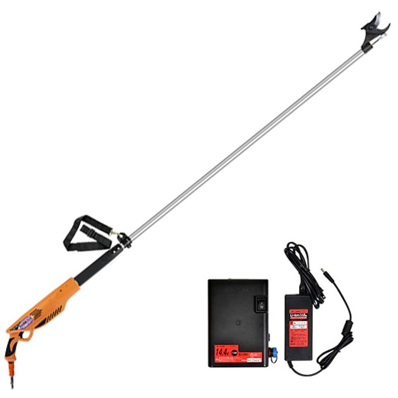 太丸充電プロS 2000 バッテリー・充電器付 N-943 ニシガキ工業 充電式太枝切鋏 電動 果樹 高枝 樹木 剪定 三冨 D