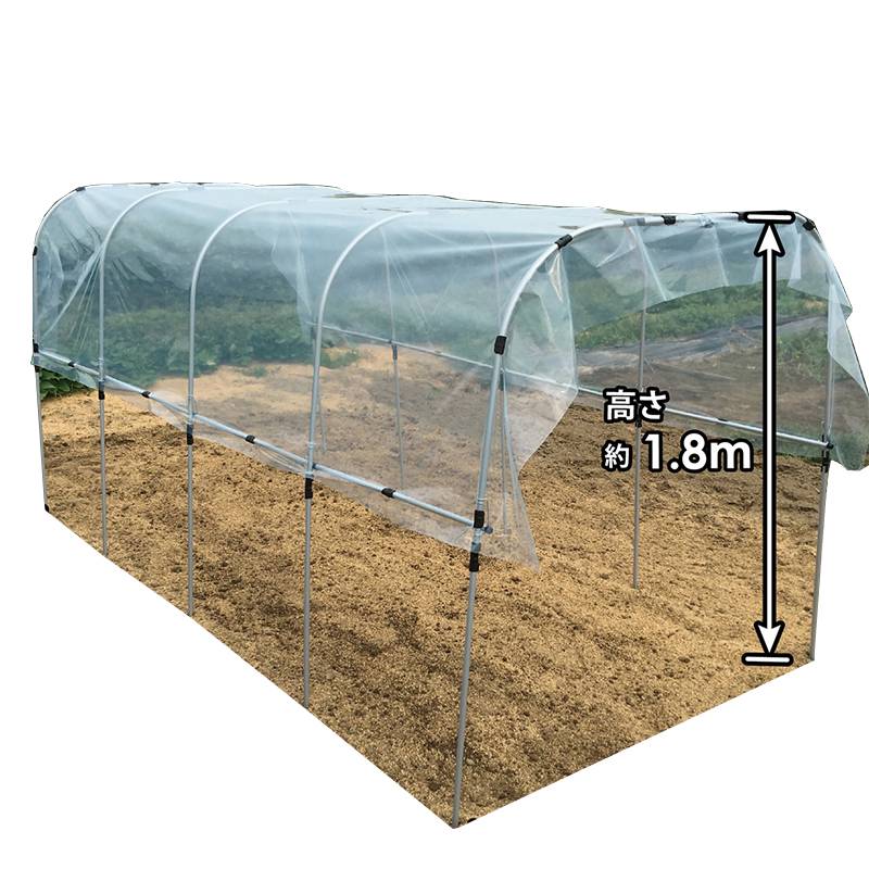 1.9×3.6m 組立かんたん雨よけセットワイド 第一ビニール 第B DZ