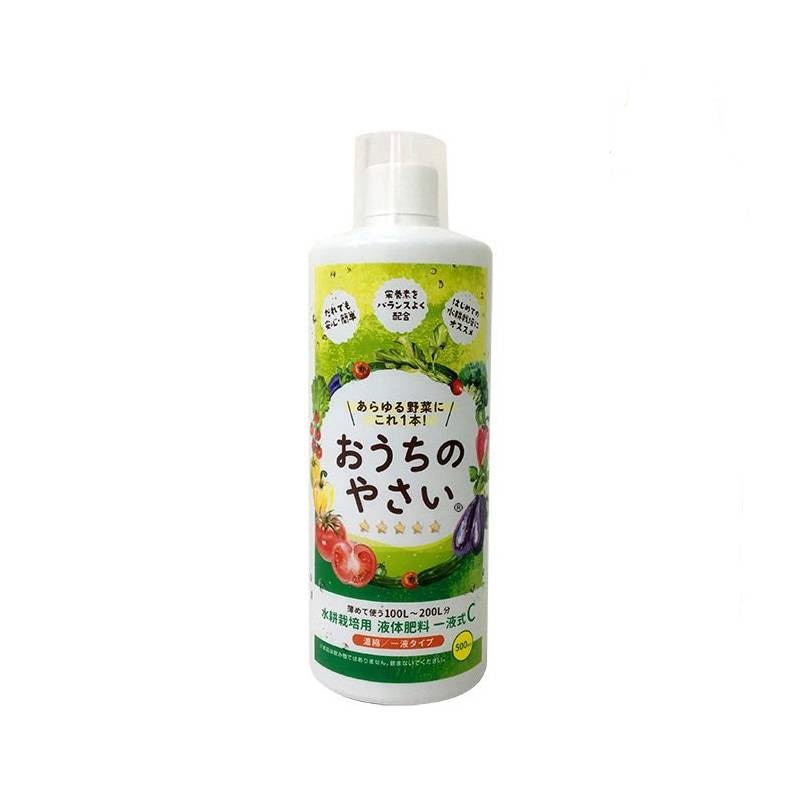 32本入 水耕栽培用 液体肥料 おうちのやさい C 一液式 500ml×32本 一液タイプ 水耕栽培 野菜 花 ハーブ グリーングリーン 個人宅配送不可 代引不可