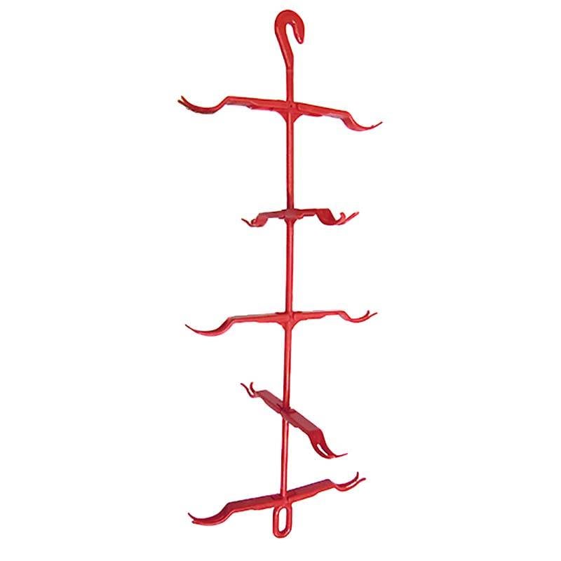 50本 干し柿 ハンガー 赤 5段 5本×10セット 大型柿OK 干柿吊るし具 干し柿ハンガー ヤM DZ