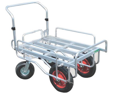 ハラックス 愛菜号 アルミ製台車 CHJ-2000 2輪自在タイプ 防J 代引不可