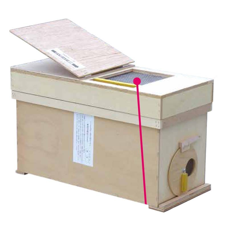 花粉交配専用ミツバチ みえるんです 6000 中期交配型 秋田屋本店 ベニヤ巣箱 ベニヤ箱入 軽量 丈夫 花粉 交配 養蜂 ハチ 飼育 北海道不可 九州不可 代引不可