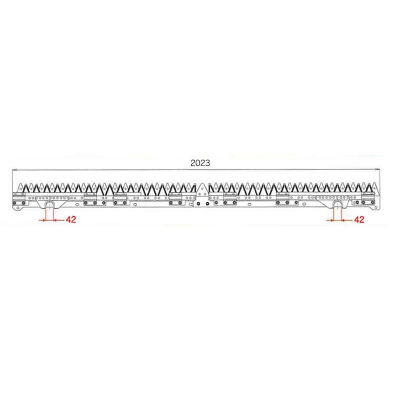 nashim コンバイン刈刃 Y ヤンマー 8094 LR分離5条 AG-6100 AG-6114 YH-6101 YH-6115 ナシモト オK 代引不可