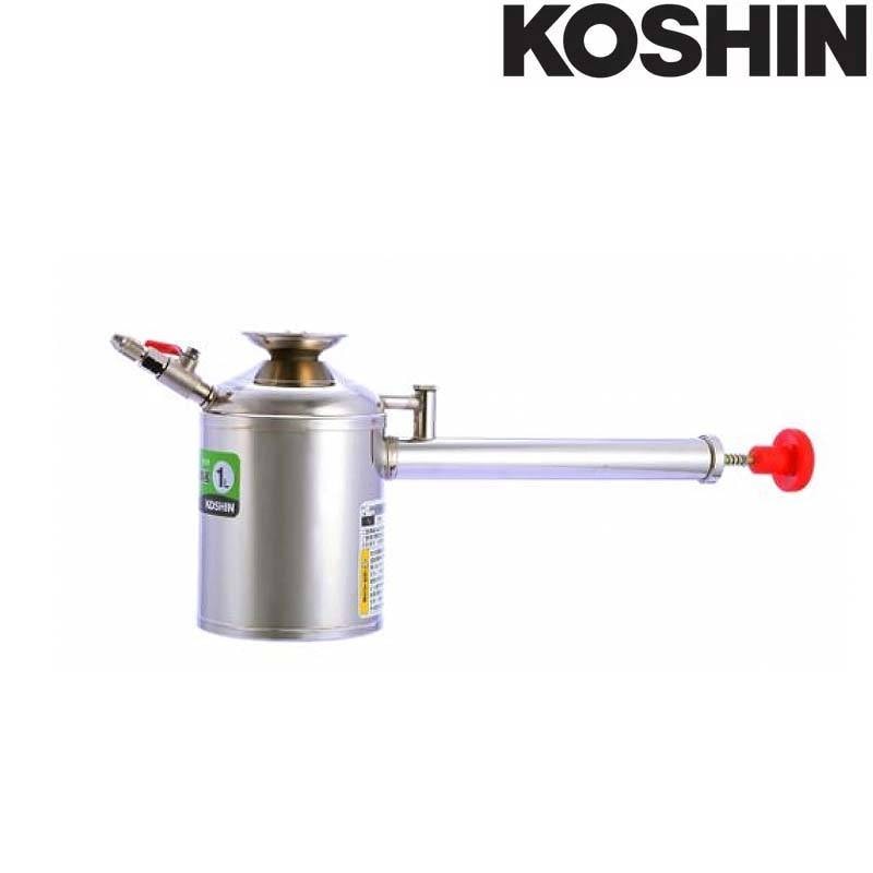 ステンレス噴霧器 SS-1 タンク容量1L 自在一頭口噴口 重量0.5kg 工進 KOSHIN 消毒 散布 シB 代引不可