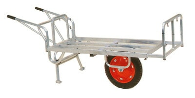 ハラックス コン助 アルミ製 平形一輪車 CN-65DU スタンド跳ね上げタイプ 防J 個人宅配送不可 代引不可