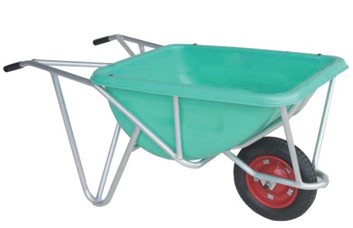 ハラックス アルミ 一輪車 深型 バケットタイプ CF-4 容量 110L 防J 個人宅配送不可 代引不可