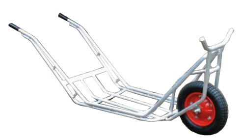 ハラックス アルミ 植木運搬用一輪車 CU-1 植木用一輪車 防J 代引不可