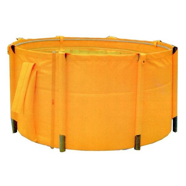 農業用 くみたてそう G型 10000L 45-14 組立式丸型容器 オレンジ 軽量 コンパクト 組立式 組立槽 水槽 桶 バケツ タンク ナショナルマリン 代引不可