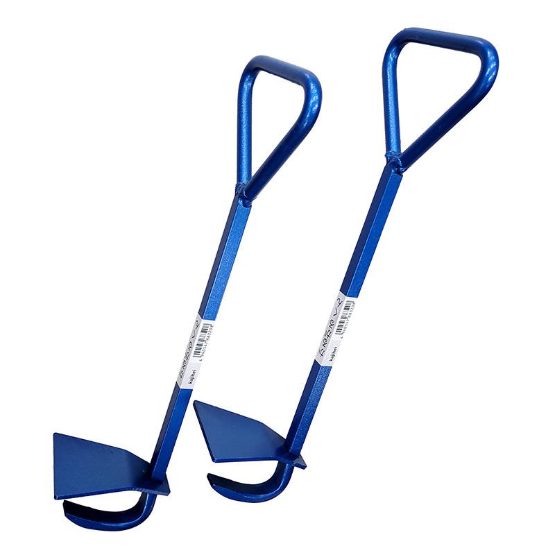 2箱 かるがるくん 2本組 側溝 溝板 グレーチング 蓋 の 持上げ器 どぶ ドブ掃除 国産 馬場製作所 DZ