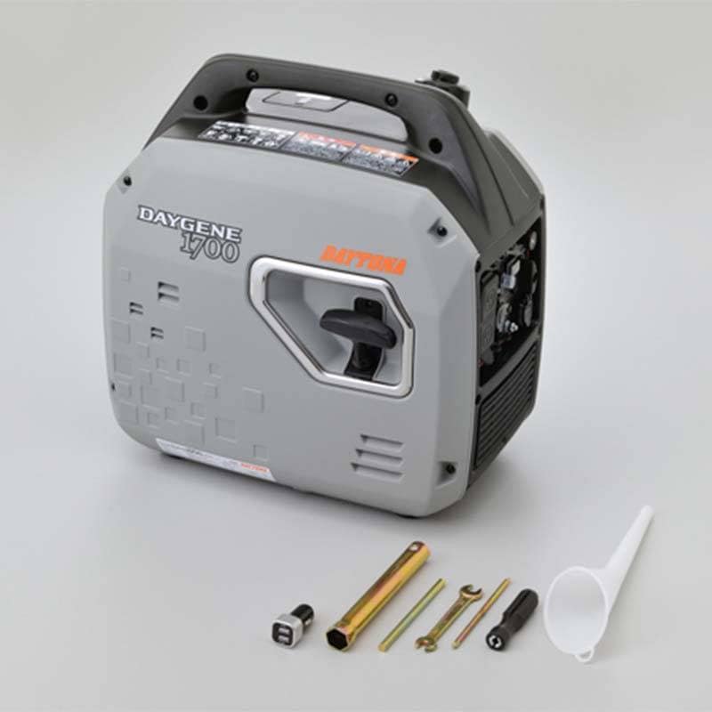 ダイジェネ1700 デイトナ 1700VA 静音型 インバーター 発電機 26219 リコイルスターター式 DAYGENE1700 DAITONA D