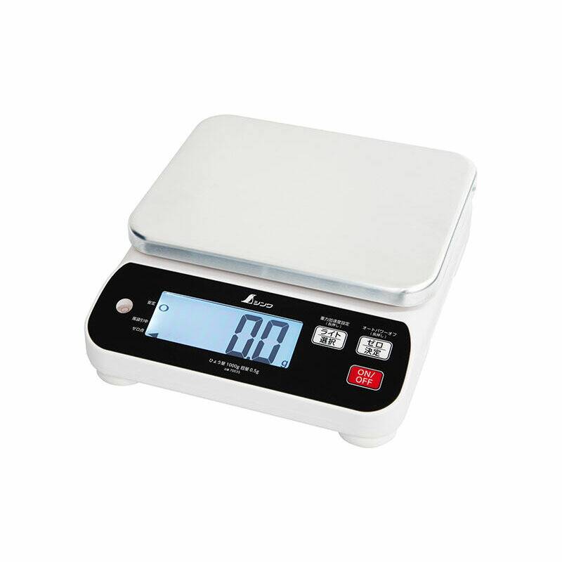 デジタルはかり WP 6000g 防塵防水 取引証明以外用 70038 はかり 計量 シンワ測定 H