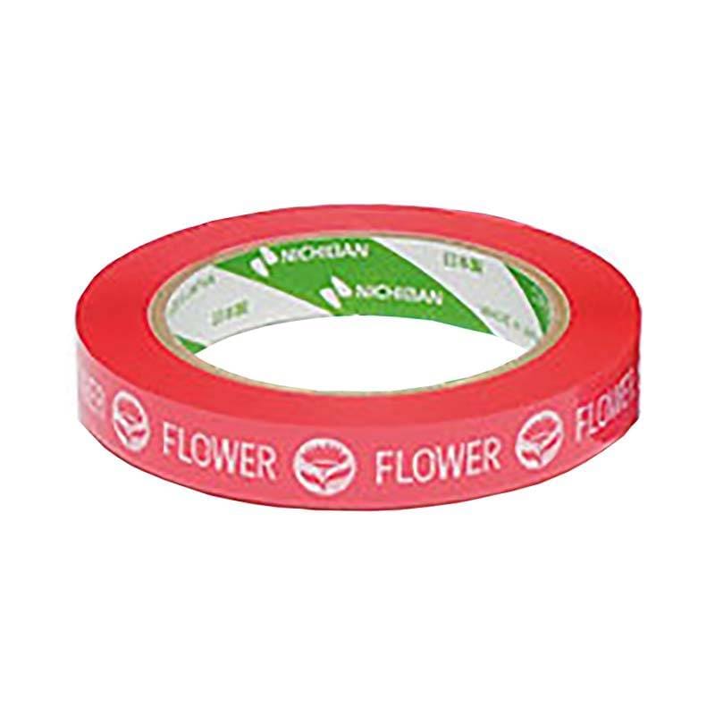 80巻 たばねらテープ 640-FPS HVPS-CP20 20mm×100m ピンク地に白文字でFLOWER ニチバン 日A D