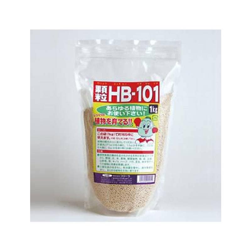 顆粒 HB-101 1kg フローラ HB101 天然植物活性剤 肥料 栄養剤 花 野菜 観葉植物 多肉植物 栽培 園芸 家庭菜園 ガーデニング 農家 植物活性剤 Vデ 代引不可 産直