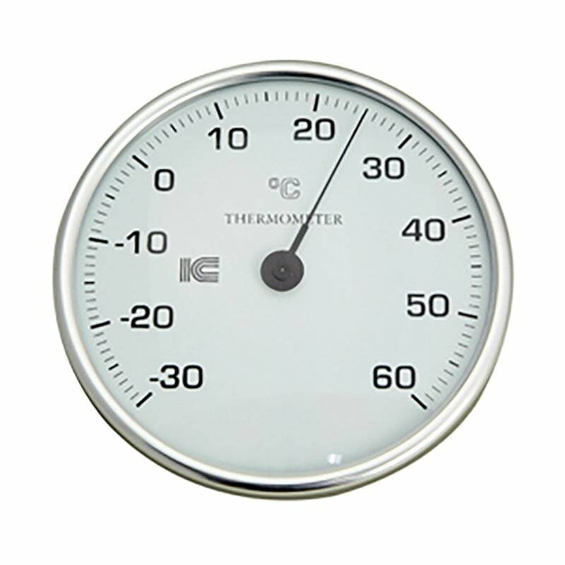 温度計 サーモ405 10個 バイメタル式 ホワイト 壁掛け 卓上 温度管理 アイシー IC 金TD