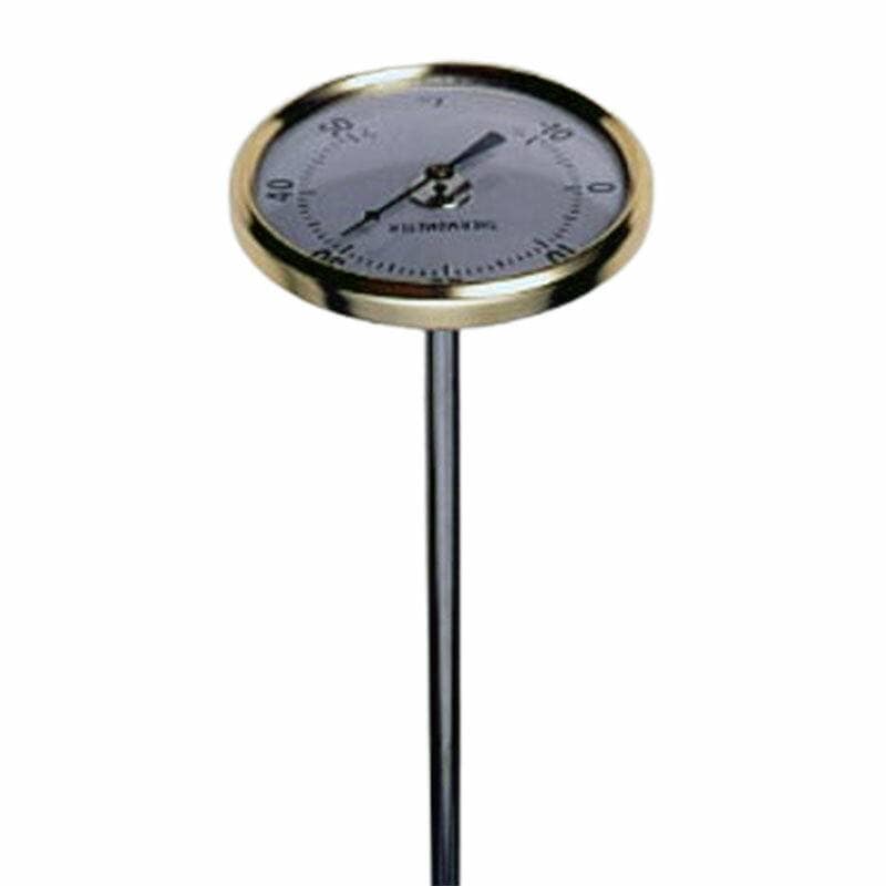 温度計 育苗用温度計 25cm バイメタル 土壌 育苗 温度 測定 管理 アイシー IC 金TD