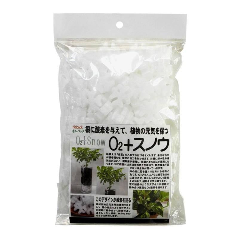 底石 O2+ スノウ 鉢植え用 ポリエチレン製 鉢底石 3×1cm 10g 約100個入 30袋 園芸 プランター栽培 一色本店 個人宅配送不可 代引不可