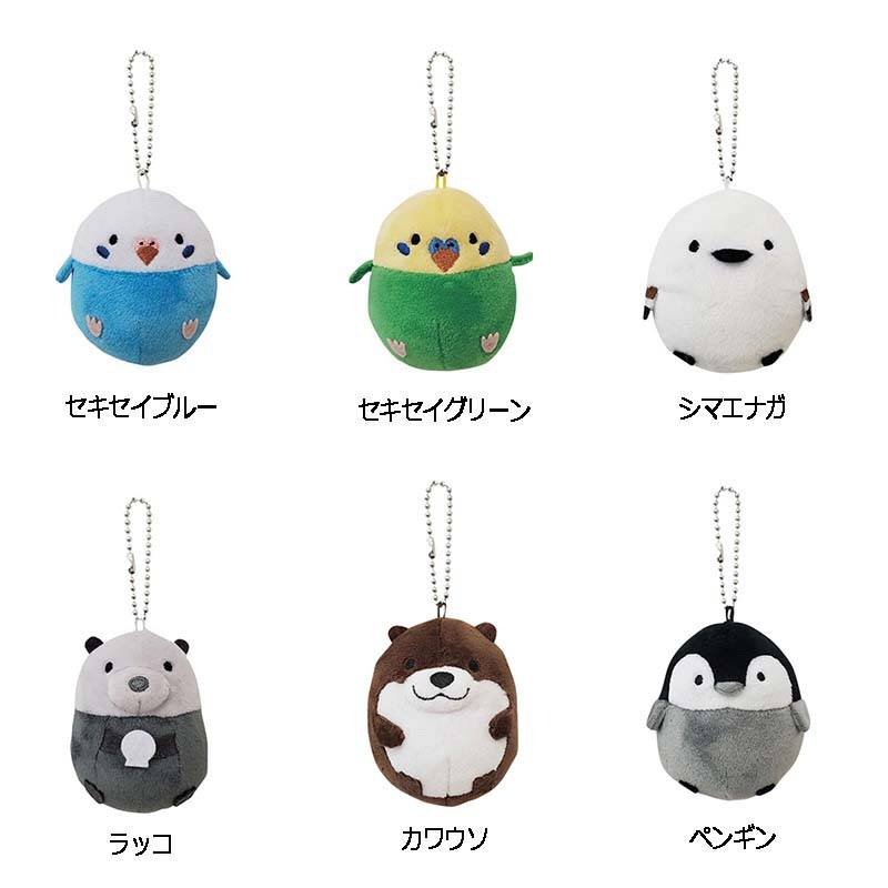 もっちりエッグアニマルズ マスコット ぬいぐるみ アクセサリー ギフト プレゼント 松K 代引不可